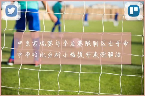 申京常规赛与季后赛限制区出手命中率对比分析小幅提升表现解读